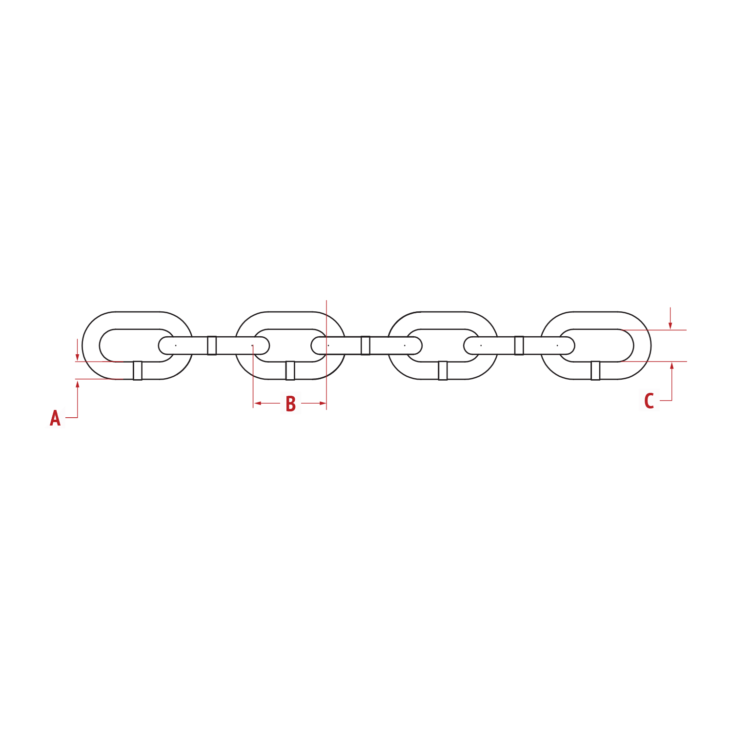 3/16" X 30' GRADE 30 Black Proof Coil Powder Coated Safety Chain Swing